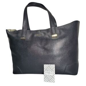 Furla Black Leather Tote